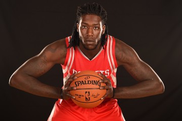 TARRYTOWN, NY - AUGUST 8: Montrezl Harrell #55 of the Houston Rockets poses for a portrait during the 2015 NBA rookie photo shoot on August 8, 2015 at the Madison Square Garden Training Facility in Tarrytown, New York. NOTE TO USER: User expressly acknowledges and agrees that, by downloading and or using this photograph, User is consenting to the terms and conditions of the Getty Images License Agreement. Mandatory Copyright Notice: Copyright 2015 NBAE (Photo by Brian Babineau/NBAE via Getty Images)